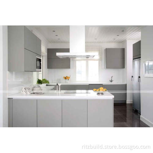 Home Furniture PVC High Gloss Kitchen Cabinet
